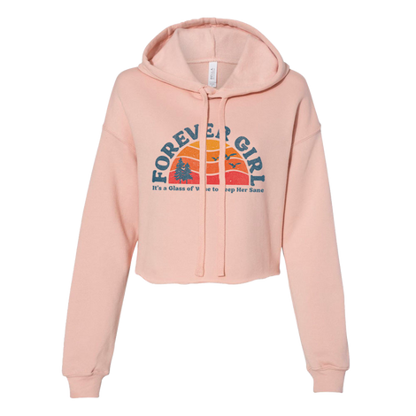 Forever Girl Cropped Hoodie Front
