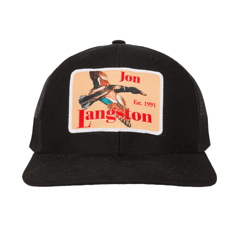 Jon Langston Black Patch Hat